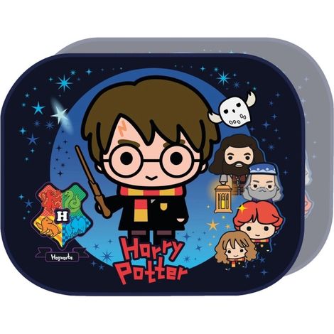 coppia tendine parasole laterali auto "harry potter" 44x35 cm