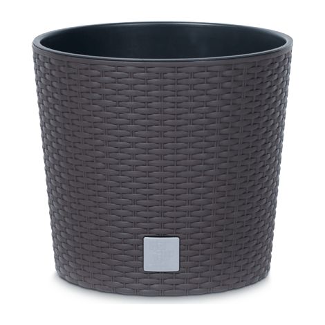 Prosperplast Blumentopf RATO ROUND Anthrazit 20 cm