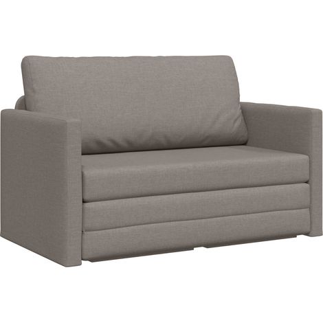 Canapé  Sofa-Lit 110cm Taupe tissu (1/5)