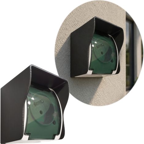 Tapa protectora para enchufe de 75x85 mm, color negro (1/5)