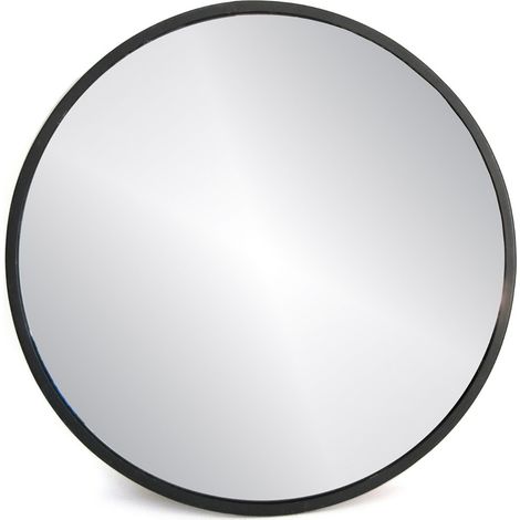 MIROIR ROND NUEVA COULEUR NOIR HOMEDE (1/5)