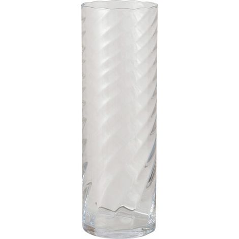 Vase aus Glas BILA, zylindrische Form, 45 cm