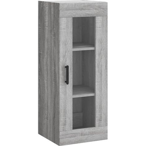 Maison Exclusive - Armario de pared gris Sonoma 34,5x34x90 cm (1/5)