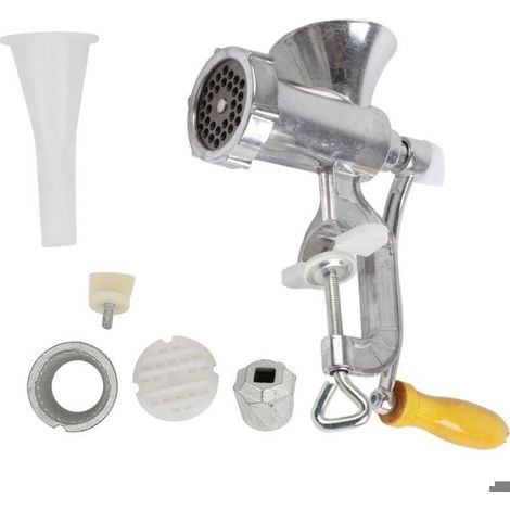 Hachoir à viande manuel multifonctionnel en alliage d'aluminium, moulin à épices et à poivre, outils de cuisine (1/4)