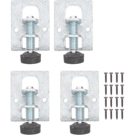 Pieds réglables pour meubles – Hauteur réglable – Capuchon de protection en plastique (1/5)