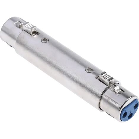 Adaptador/acoplamiento xlr, toma a toma, zócalo xlr (3 pines)  zócalo xlr (3 pines). (1/4)
