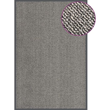 Tapis d'entrée Paillasson touffeté Tapis de porte 120x180 cm Marron clair 97717 (1/4)