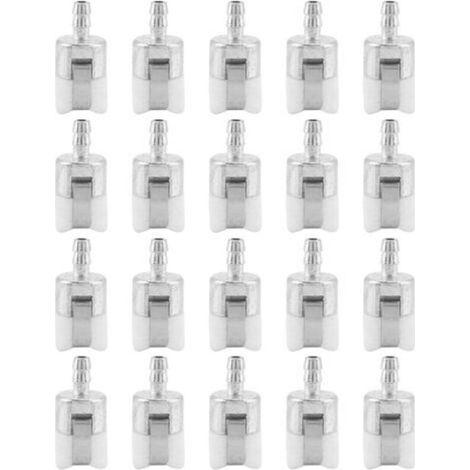 20 Pièces Filtres à Carburant pour Tondeuse 3/16 Pouces Compatible avec Modèles 13120519831 13120530830- (1/3)
