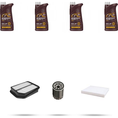 Kit tagliando 3 FILTRI e 4L OLIO compatibile con Suzuki Grand Vitara 1.6 78kw dal 2005 (1/4)