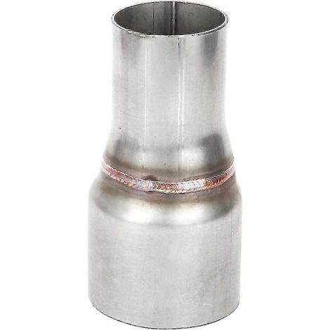 Raccord réducteur d'échappement 63 mm/2,5 po à 45 mm/1,75 po avec tube de raccordement droit standard et trou (1/5)