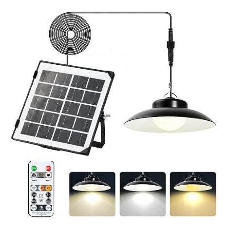 Outdoor Solar Light, LED Outdoor Light, Garden Lamp with Remote Control (1/5)