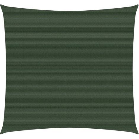 Sonnensegel, 160 g/m² Schattierungsgewebe, dunkelgrün, 2x2 m, HDPE, 59254 (1/5)