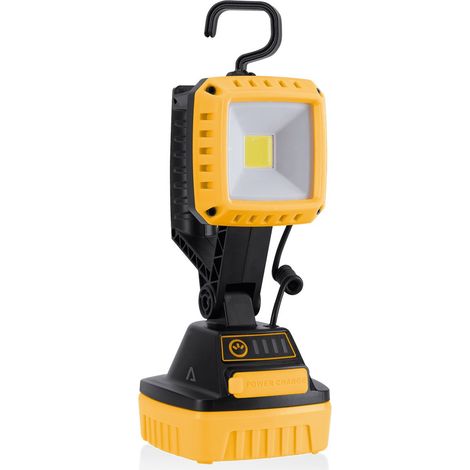 Lampe de poche LED 10W Portée 44m Base aimantée 1000Lm 6000K 4 modes Orientable ASLO (1/5)