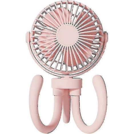 Ventilateur personnel en forme de pieuvre 2025, portable, rechargeable, pour poussette, idéal pour l'été chaud (1/5)