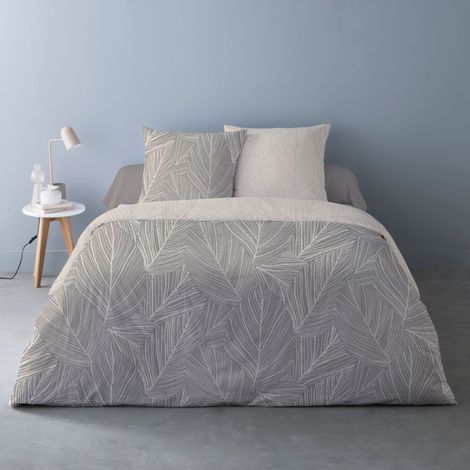 Housse de couette 240x220 OMBU + 2 taies Percale de coton (1/3)
