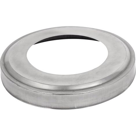 89 mm Durchmesser 304 Edelstahlleiter-Handlauf-Handlauf-Sockelpfosten-Plattenabdeckung (1/2)