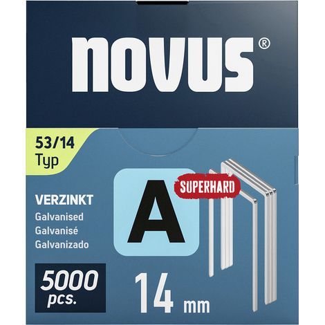 Novus Tools 042-0764 Feindrahtklammern Typ 53 5000 St. Abmessungen (L x B) 14 mm x 11.3 mm (1/5)