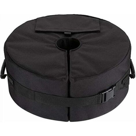 Sacs de Poids pour Parapluie Parasol Base Sac de Poids,Pied pour Parasol Sable Rond Robuste et Détachable avec Poignées 46 x 15 cm (1/5)