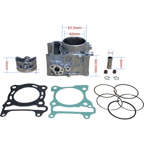 Motorcycle engine cylinder replacement parts, suitable for Honda PCX160, PCX150 and SH150 cylinder pistons.--DTEKGAZ
