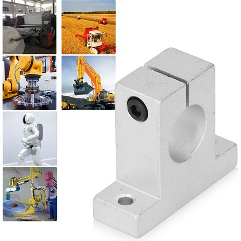 SK25 Aluminium 4-teilige vertikale Linearführung für Linearstangen mit einem Durchmesser von 25 mm (1/5)