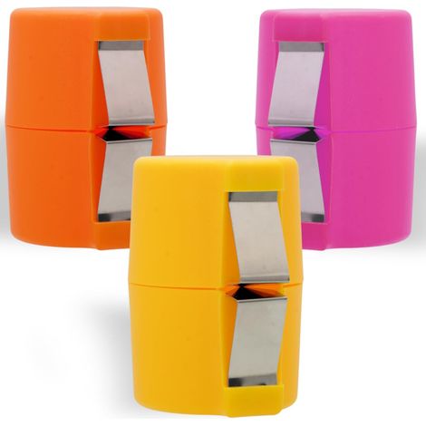 Ouvre-œufs (lot de 3) - Outil de séparation d'œufs portable - Idéal pour la cuisine - Jaune/Rose/Orange (1/5)