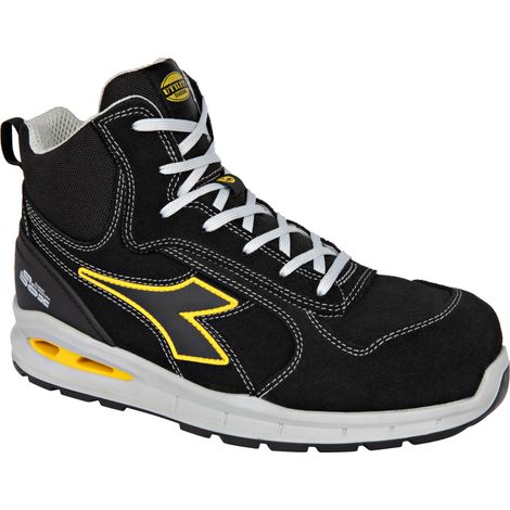 Chaussures de sécurité hautes RUN A.BOX MID S3S FO SR ESD noires DIADORA - 182529 C0200 44