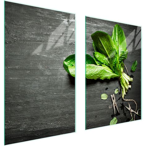GLASSCHUTZPLATTE FÜR KÜCHE 65x52 BASIL