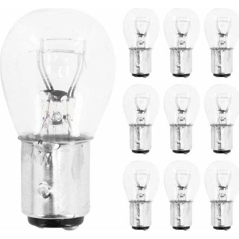 10x Ampoule 6V 21/5W BAY15D double filament éclairage lumière universel bricolage (1/2)