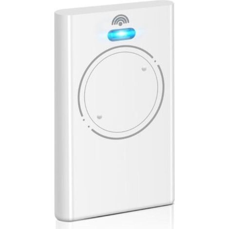 Ecleanfy-Télécommande pour ouvre-porte de garage 868 MHz compatible avec XT2 868 SLH LR, 2 canaux, blanc (1/5)