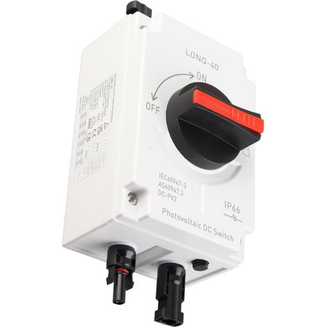 IP66 Wasserdichter, isolierender DC-Photovoltaikschalter für solarbetriebene Wohnmobile, 1500 V DC, 32 A, 4-polig (1/5)