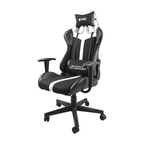 Fury Avenger XL Sedia da gaming nera bianca confortevole (1/5)