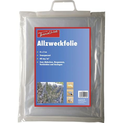 TrendLine Allzweckfolie 4 x 3 m Folien & Planen