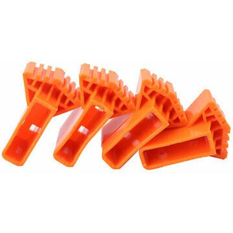 BRAVIX Pieds d'échelle : 4 pièces de rechange pieds d'échelle capuchons d'échelle pieds d'échelle capuchons de protection de pied d'échelle housse de protection de coussin de protection stabilisateur (1/3)