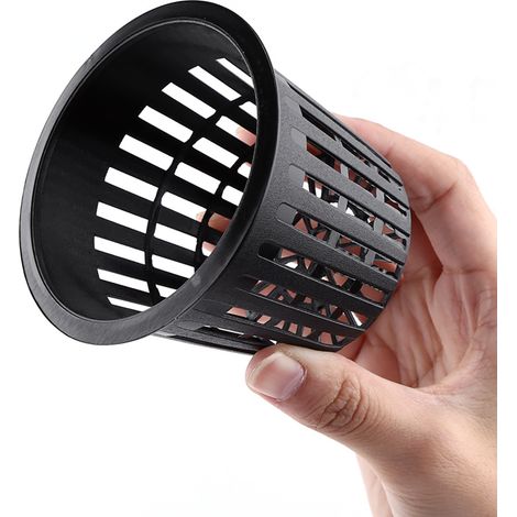 Panier de culture hydroponique en plastique PP, filet robuste pour plantes, 10 pièces, coloris assortis (8.3x6.5cm) (1/5)