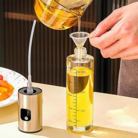 Spray huile verre UV pulvérisateur1 bouteille transparente cuisine (1/5)