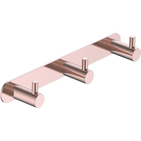 MEDIMEX CAE001-02/ORC ESSENTIAL Percha 3X Oro Rosa Cepillado - ref: CAE001-02/ORC