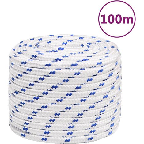 Corde marine en polypropylène tressé blanc – 18 mm x 100 m - PANGIVO (1/5)