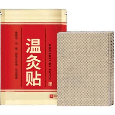 20 patchs de moxibustion à l'absinthe pour soulager les douleurs corporelles - Traitement traditionnel chinois par la chaleur - CD (1/4)