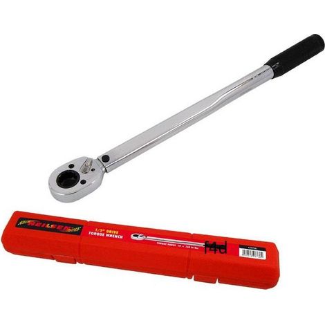 1/2"" TORQUE WRENCH CHROME STEEL RATCHET IN CASE 28-210NM CT0738