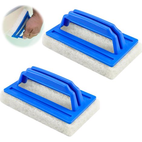 6er-Pack Pool-Reinigungsbürsten – Entfernen von Poolflecken und Moos – Blau (1/5)