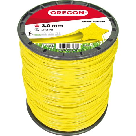 Fil de débroussailleuse 3 mm Jaune Étoile, 3.0mm x 212m (1/5)