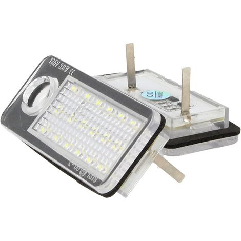 Kit Luci Targa Led Audi A6 C5 4B Avant Wagon 1998-2005 Bianco Canbus No Errore (1/3)