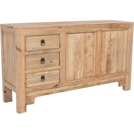 Aparador de madera beige 145x40x81h cm (1/5)