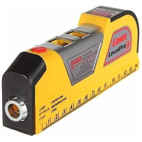 Kaelt - 2.5M Niveau Laser Alignement Horizontal Vertical / Ruban Mètre Inclinometre à mesurer Aligner Multipurpose règle verticale (1/5)