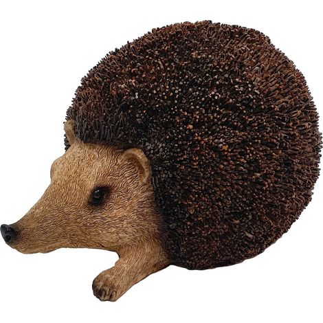 Figurendiscounter Igel Groß Dekofigur 13x15x23cm Figur Polyresin Wetterfest