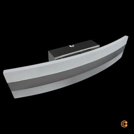 [NEUWERTIG] B-Ware Wandleuchte Wandlampe Led Chrom Optik Leuchte Licht Lampe Metall Weiß 9621969
