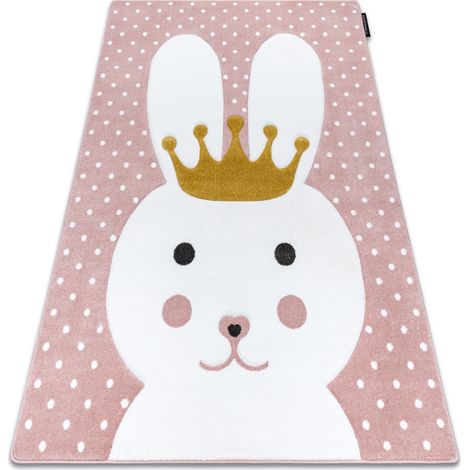 Carpet PETIT BUNNY rabbit pink pink 200x290 cm