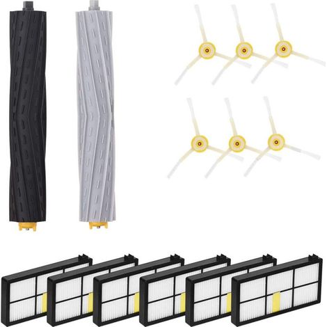 Pièces de rechange Filtres et brosse pour iRobot Roomba 980 960 900 890 880 870 860 800 Series Aspirateur, kit d'accessoires de rechange (1/4)