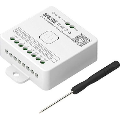 All-in-One-LED-Controller für RGB, RGBW, CCT, Musik, BT 5V-24V, kompatibel mit WS2812B, WS2811, SK6812 (1/5)