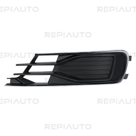 Grille de pare-choc avant gauche noire contour chromé Audi A6 4 (4G2-C7-4GC/4G5-C7-4GD) phase 2 2014-2018